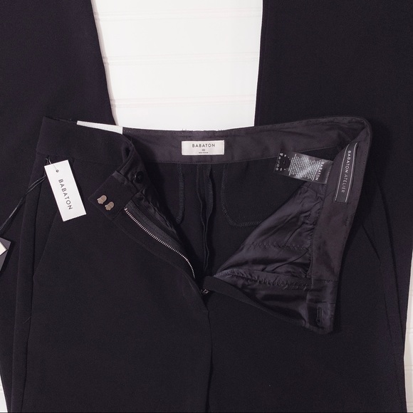 Babaton Aritzia Black Noir Gaudi Trouser Pants - Picture 5 of 11